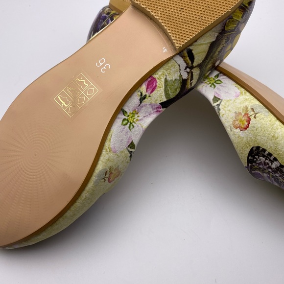 BNWT NEEFS PRINTED BALLERINA FLATS Size 6 NEW IN BOX | Made in Turkey - Picture 5 of 12